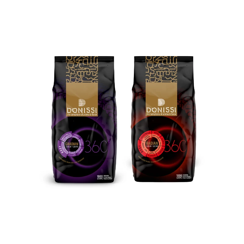 قهوه دانه کامل دونیسی - 1000 گرم مجموعه 2 عددی