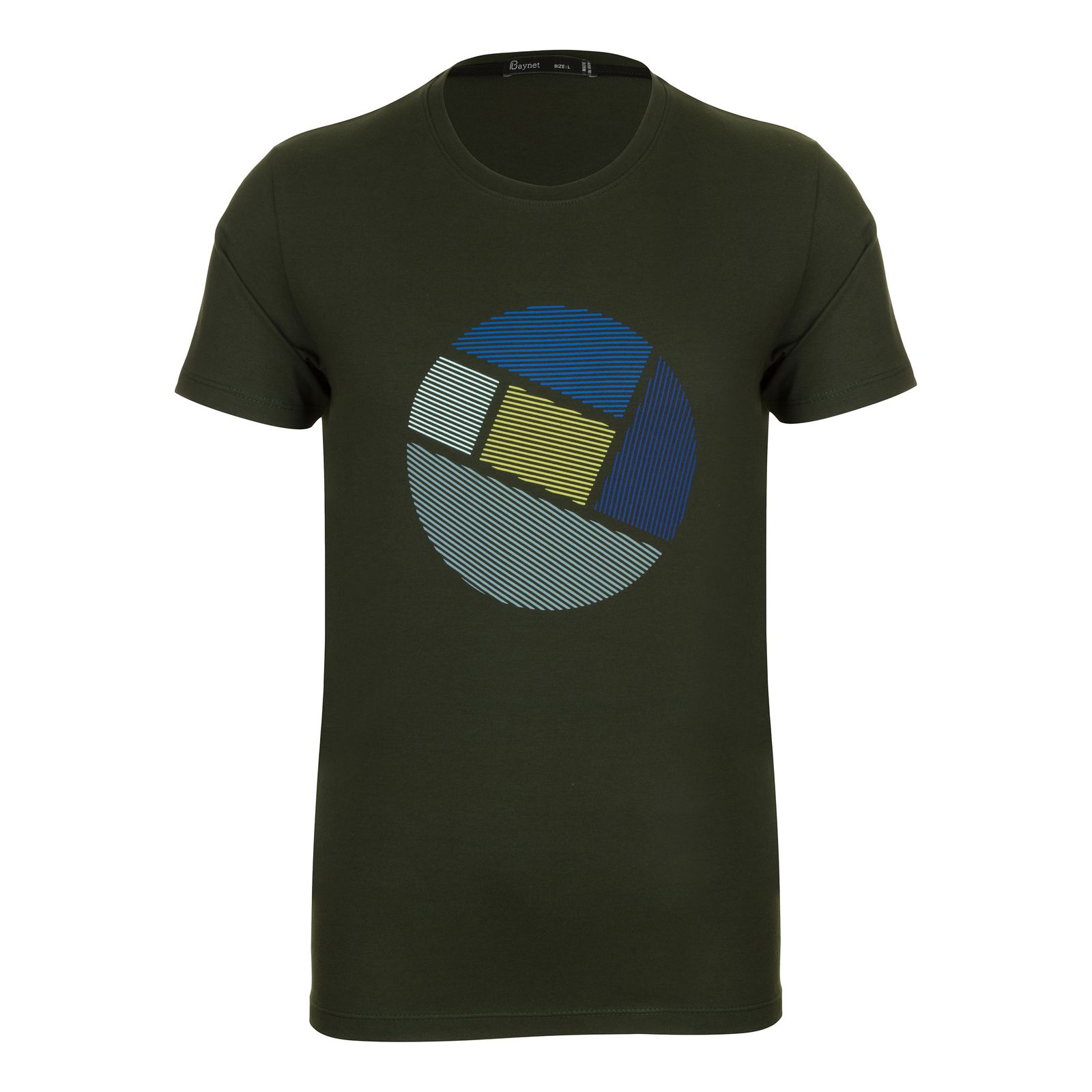 تی شرت آستین کوتاه مردانه باینت مدل 751-3 رنگ سبز -  - 2