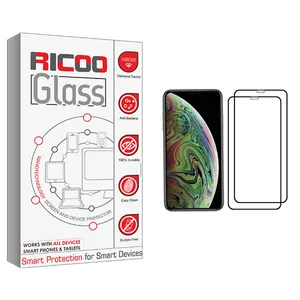 ricoo +HD Screen Protector For Apple iPhone XS Pack Of 2