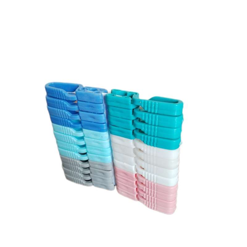 گیره لباس مدل بدون فنر V001 بسته 24 عددی