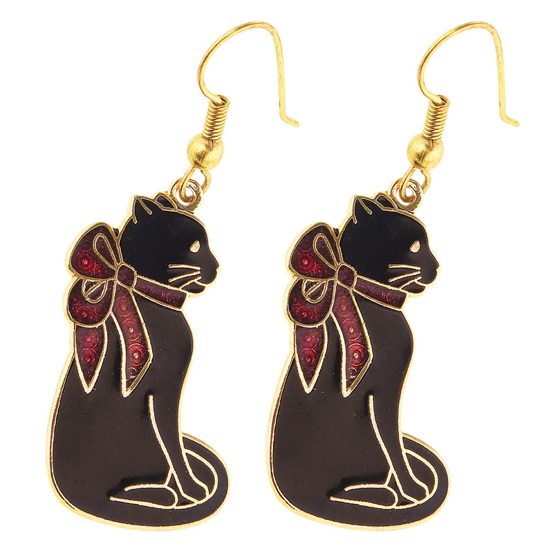 گوشواره دخترانه مدل گربه E