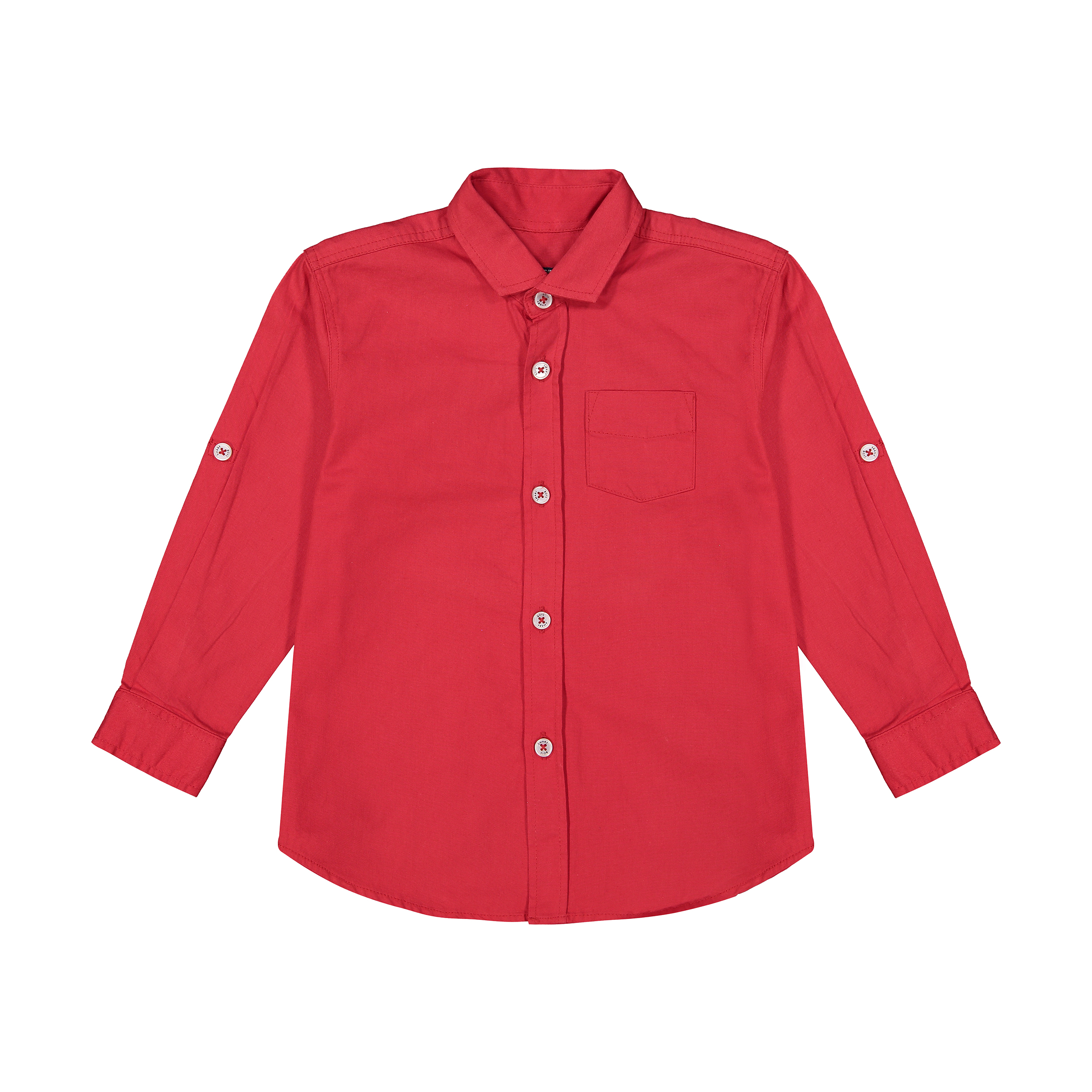 پیراهن پسرانه ال سی وایکیکی مدل 9SN358Z4-HKD-RED