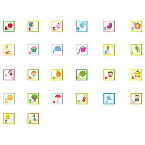 استیکر چوبی کودک ژیوار مدل الفبای انگلیسی کد 1244