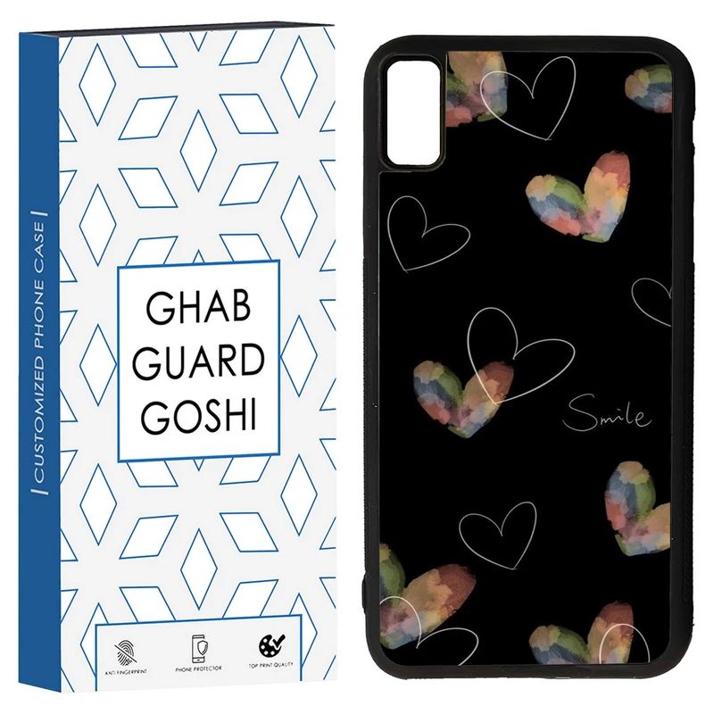 کاور قاب گارد گوشی طرح قلب کد TPU-262 مناسب برای گوشی موبایل اپل Iphone XS MAX/ X MAX