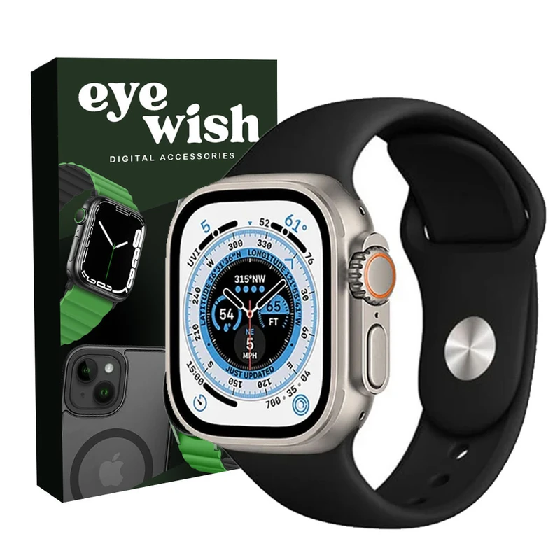 بند آی ویش مدل Silicon مناسب برای اپل واچ Ultra / Ultra2 / Ultra3 49mm