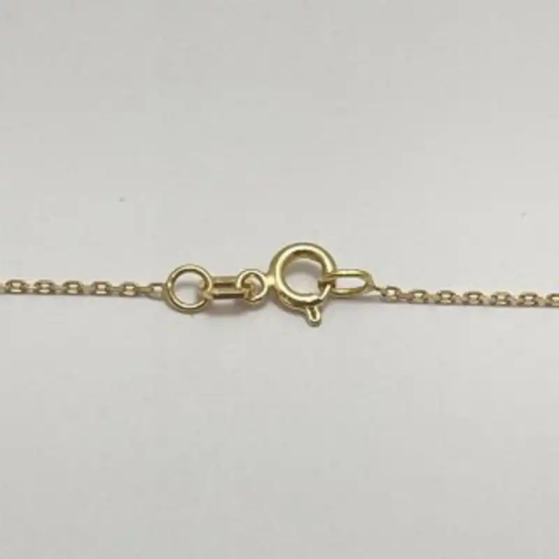 گردنبند طلا 18 عیار زنانه مدل GA010 طرح حلقه ای سه رنگ