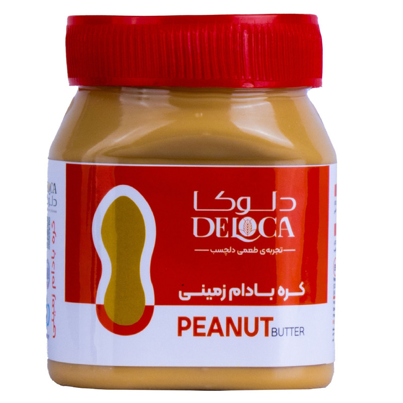 کره بادام زمینی ساده دلوکا - 400 گرم