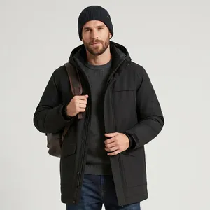کاپشن بلند مردانه مدل RBK-PARKA-BQ2773