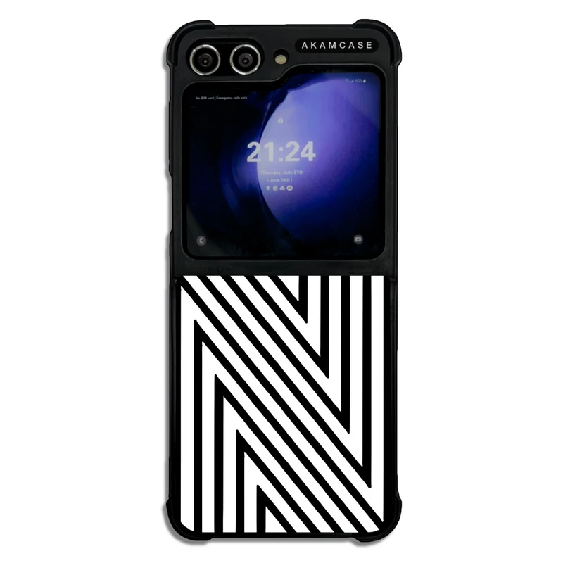 کاور آکام مدل AMC-WSGZFLIP5-ALPHAZEBRABET-14 مناسب برای گوشی موبایل سامسونگ Galaxy Z Flip 5