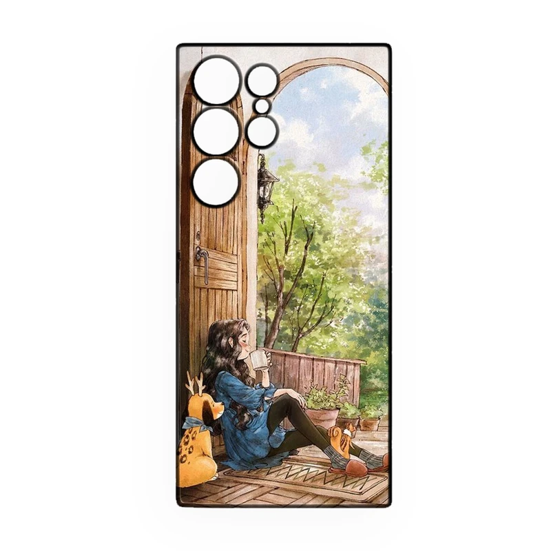 کاور طرح دخترانه کد 299 مناسب برای گوشی موبایل سامسونگ Galaxy S23 Ultra