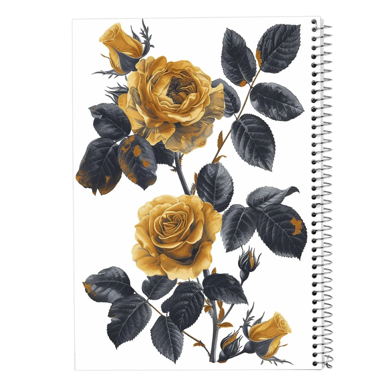 دفتر مشق 50 برگ مدوپد مدل گل کد DF15938