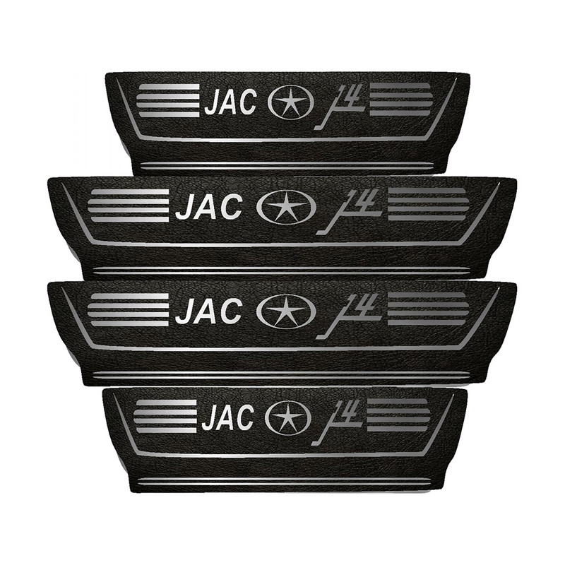 برچسب پارکابی خودرو مهدیار طرح چرم کد pka1022 مناسب برای جک j4 بسته 4 عددی