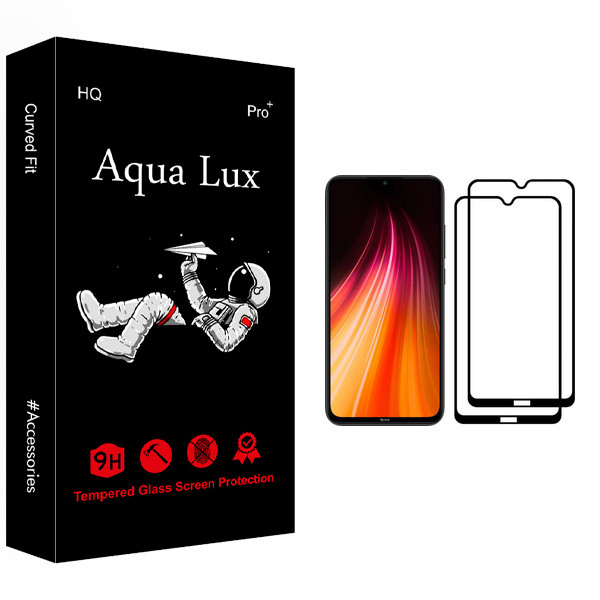 محافظ صفحه نمایش آکوا لاکس مدل +Pro مناسب برای گوشی موبایل شیائومی Redmi Note 8 بسته دو عددی