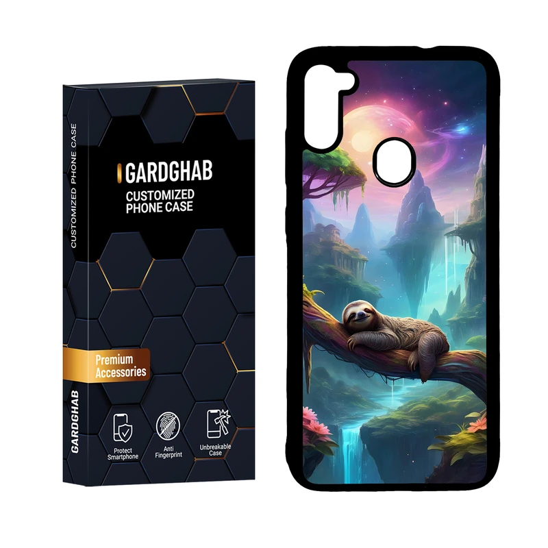 کاور گارد قاب مدل دور ژله ای هنری مناسب برای گوشی موبایل سامسونگ Galaxy A11 / M11