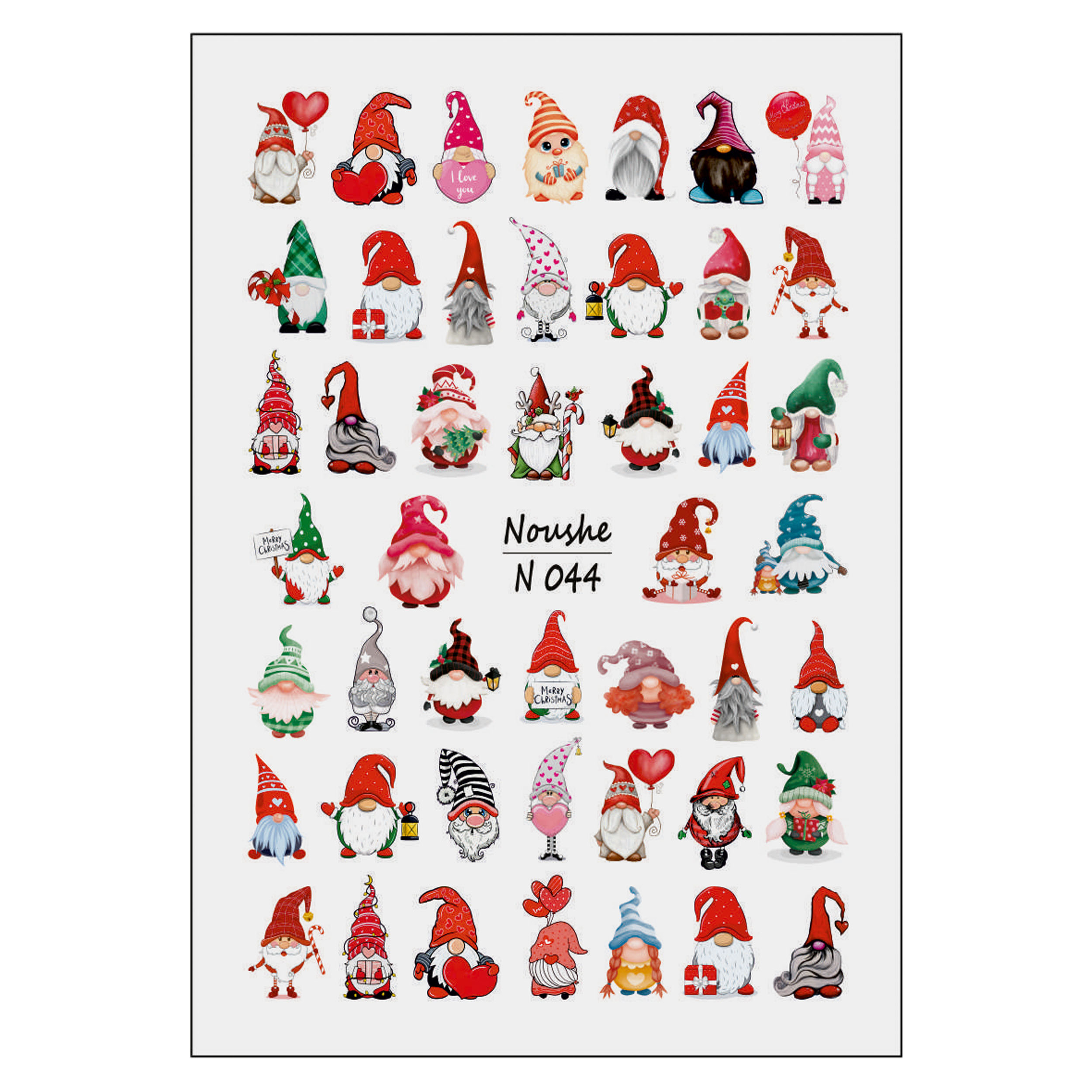 برچسب لنز ناخن مدل لی لی پوت کد N044