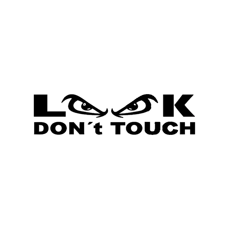 برچسب بدنه خودرو شیپرس طرح Dont Touch کد Sl002M