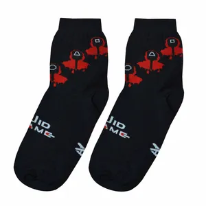 جوراب مدل sqd طرح اسکویید گیم بسته 2 عددی