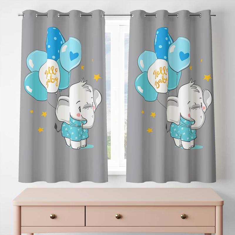 پرده مدل پانچی کد 7970 سایز 200x140 سانتی متر