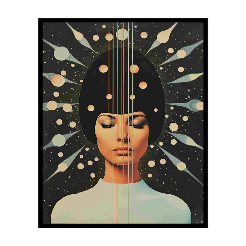 پوستر مدل زن چاپ پرتره 5