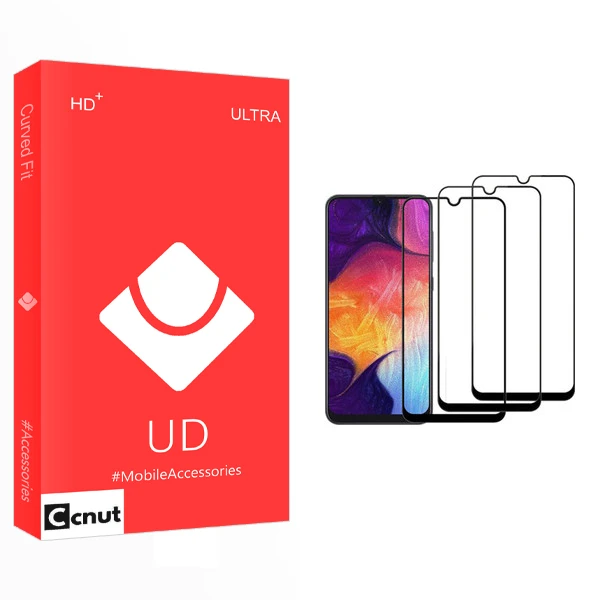 محافظ صفحه نمایش کوکونات مدل UD مناسب برای گوشی موبایل سامسونگ Galaxy A50 بسته سه عددی
