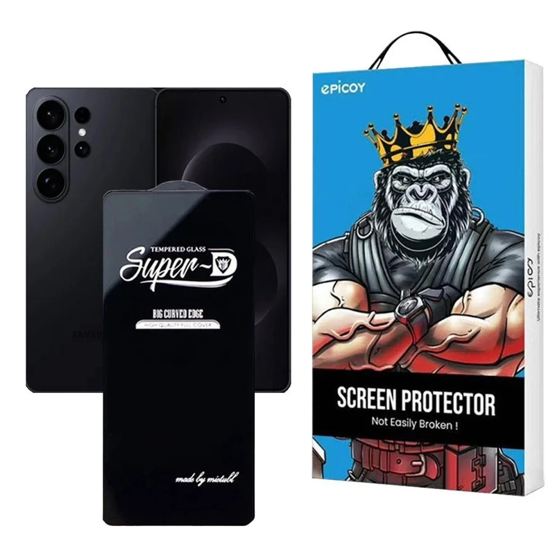محافظ صفحه نمایش اپیکوی مدل Super 5D مناسب برای گوشی موبایل سامسونگ Galaxy S26 Ultra