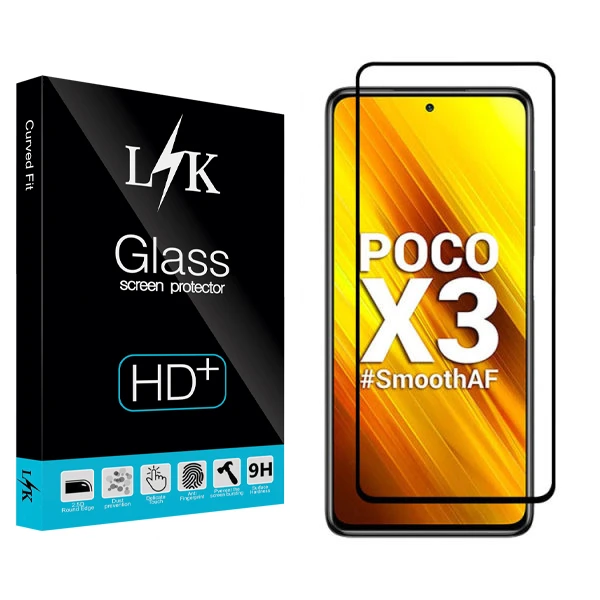 محافظ صفحه نمایش مات ال کی مدل Hard glass مناسب برای گوشی موبایل شیائومی Poco X3