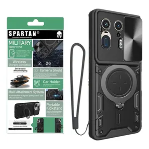 Spartan Magnet Ring Strap Cover for Motorola Edge 50 Ultra