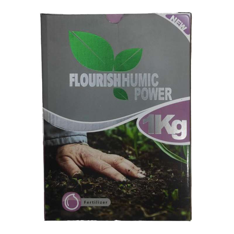 کود هیومیک اسید مدل فلوریش وزن یک کیلوگرم