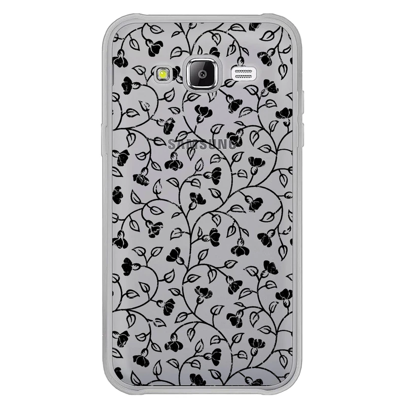 کاور مگافون طرح گل مدل C42-B مناسب برای گوشی موبایل سامسونگ Galaxy J5 2015 