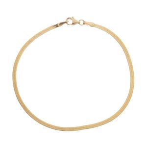 دستبند طلا عیار 18 زنانه وی وی گلد گالری مدل هرینگبون کد V.A1100