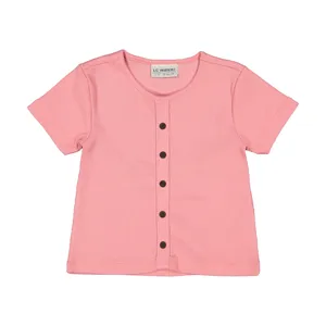 تی شرت دخترانه ال سی وایکیکی مدل 1S36670Z4-GJA-DULLPINK