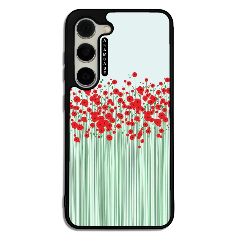 کاور آکام مدل AMC-WSGS23-FLOWERS-26 مناسب برای گوشی موبایل سامسونگ Galaxy S23