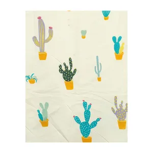 ملحفه آدنو مدل کاکتوس کد CH39 دونفره سایز 180x200 سانتی متر