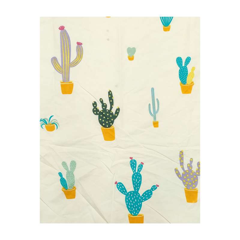 ملحفه آدنو مدل کاکتوس کد CH39 یک نفره سایز 120x200 سانتی متر