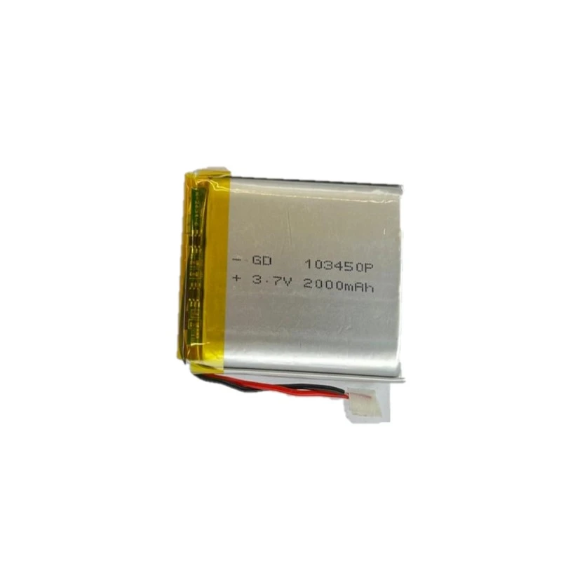 باتری لیتیومی مدل 103450P ظرفیت 2000 میلی‌آمپرساعت