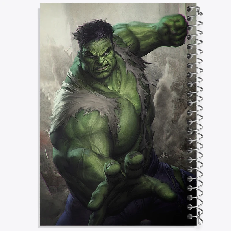 دفتر لیست خرید 50 برگ خندالو طرح هالک کد F2069