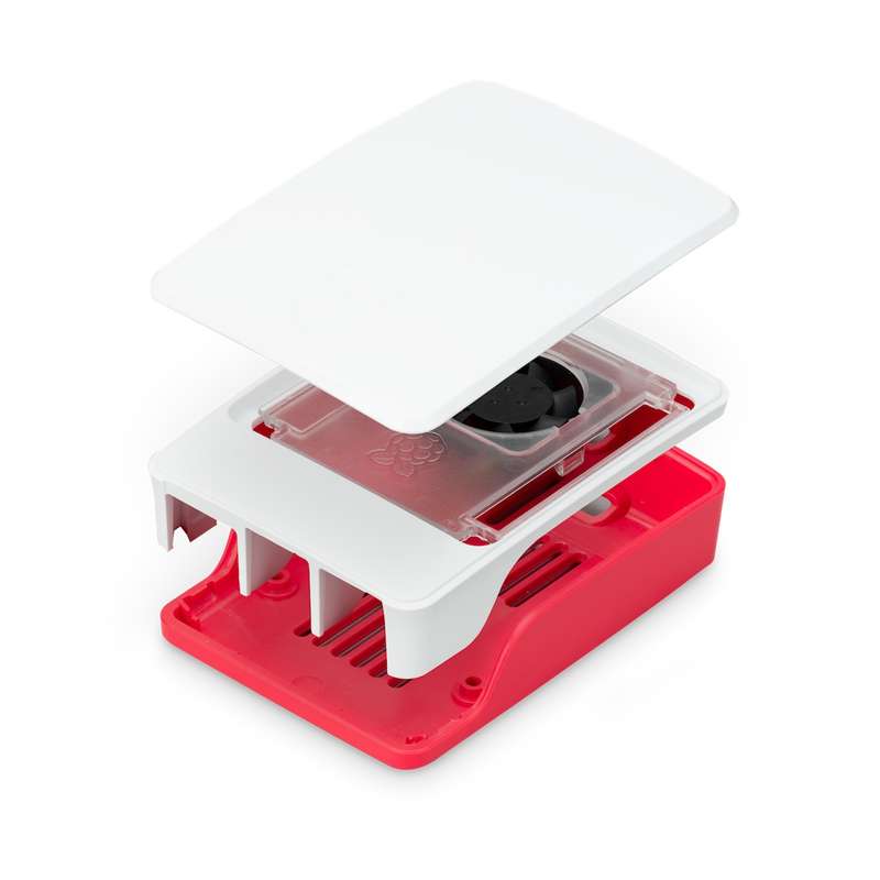 قاب برد رزبری پای مدل Case Pi 5 قاب برد رزبری پای مدل Case Pi 5