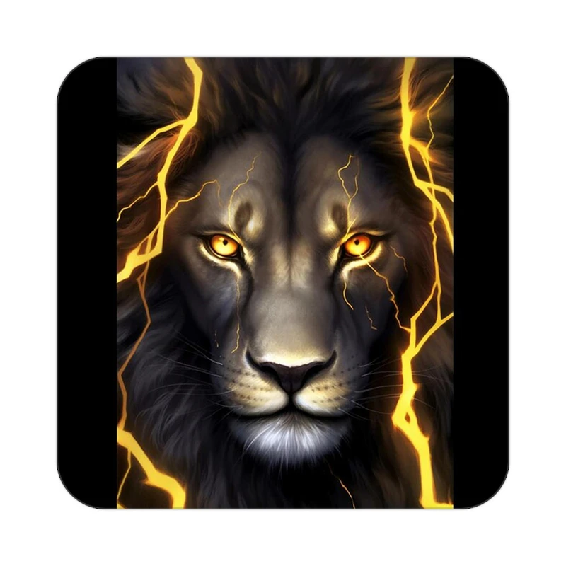 زیر لیوانی کاکتی طرح شیر مدل mp23227