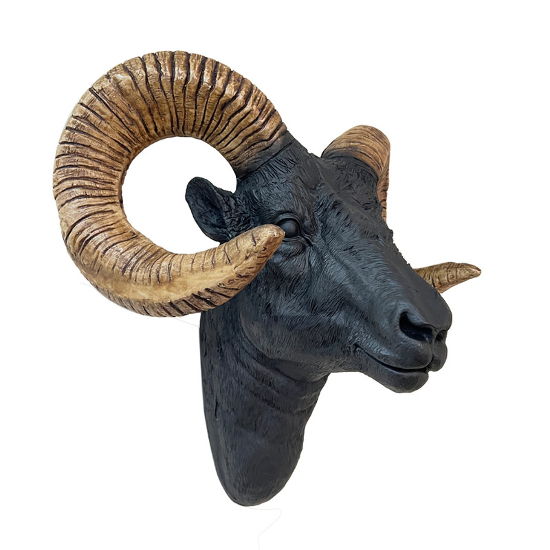 مجسمه دیوری طرح سر قوچ کد 160