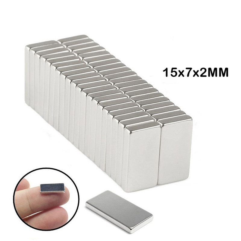 آهن ربا مدل نئودیمیوم بلوک S15x7x2mm بسته 5 عددی