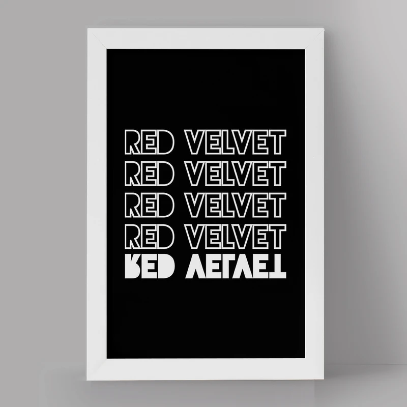 تابلو خندالو مدل گروه رد ولوت Red Velvet کد 19693