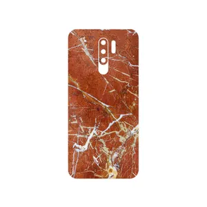 MAHOOT Red Marble Cover Sticker for Xiaomi Redmi 9