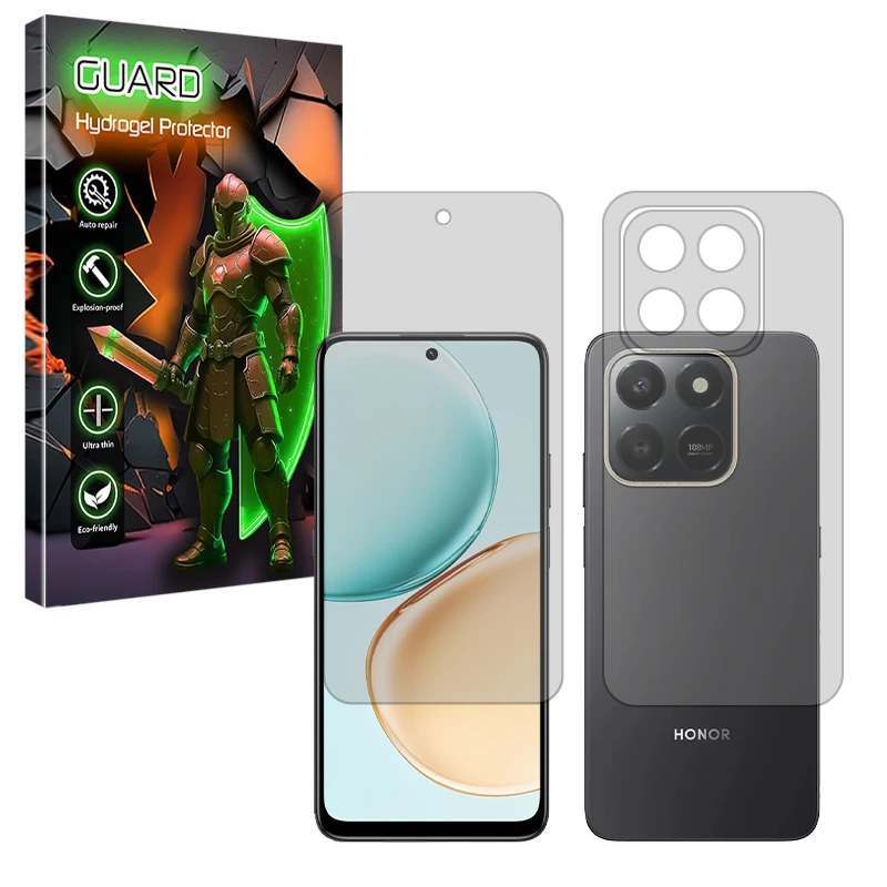 محافظ صفحه نمایش شفاف گارد مدل Tough مناسب برای گوشی موبایل آنر 400 Smart به همراه محافظ پشت گوشی