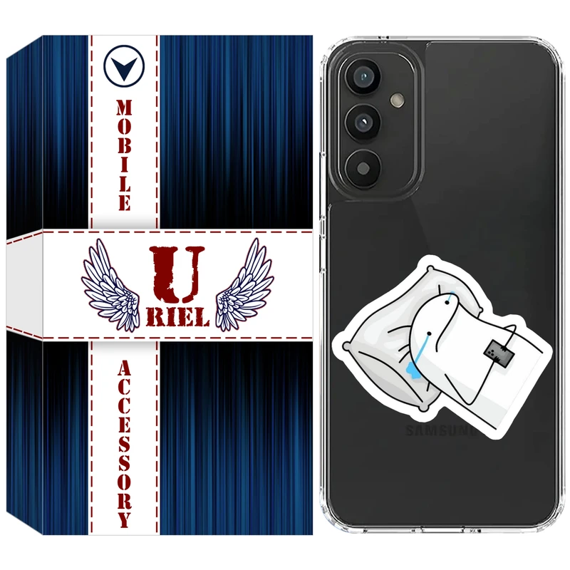 کاور یوریل مدل Clear کد 81 طرح غمگین مناسب برای گوشی موبایل سامسونگ Galaxy M52 5G