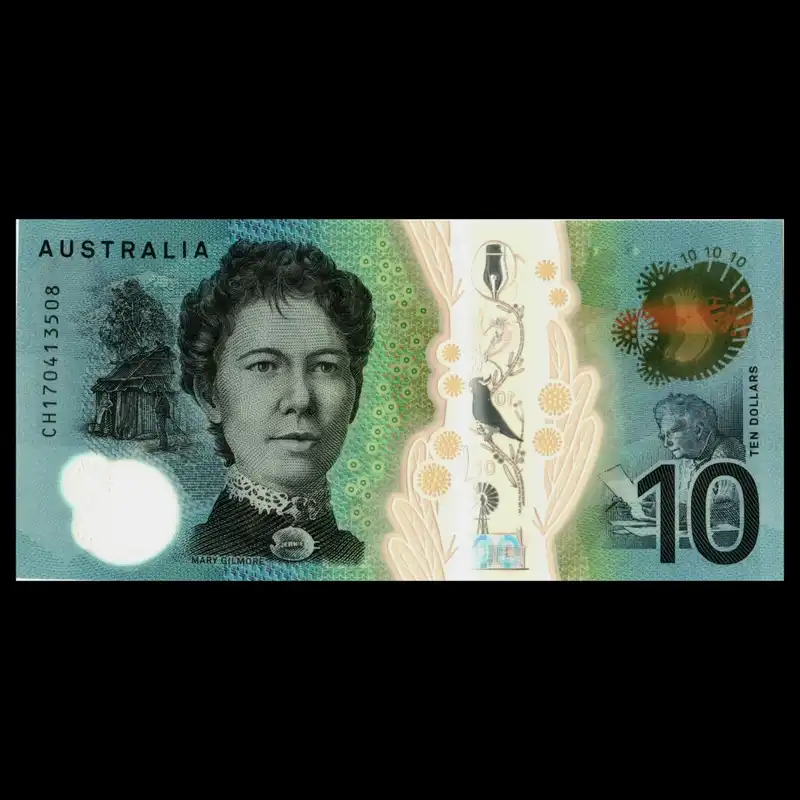 اسکناس تزئینی طرح کشور استرالیا مدل 10 دلار پلیمری UNC