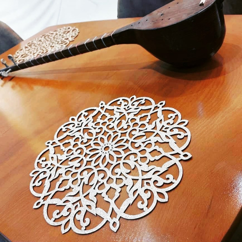 رومیزی آرکاد مدل اکلیلی طرح بهار کد 70cm