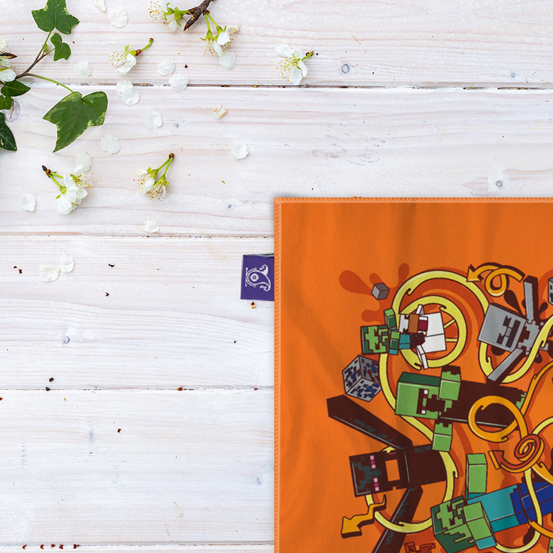 کاغذ کادو ترمه طراحان ایده مدل بازی ماینکرافت Minecraft  کد strm1044