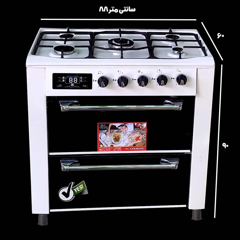 اجاق گاز 5 شعله دنپاسر مدل DEN902