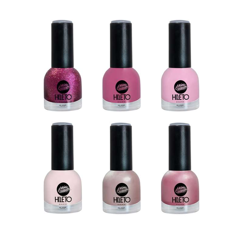  لاک ناخن های لتو  مدل باربی مجموعه 6 عددی