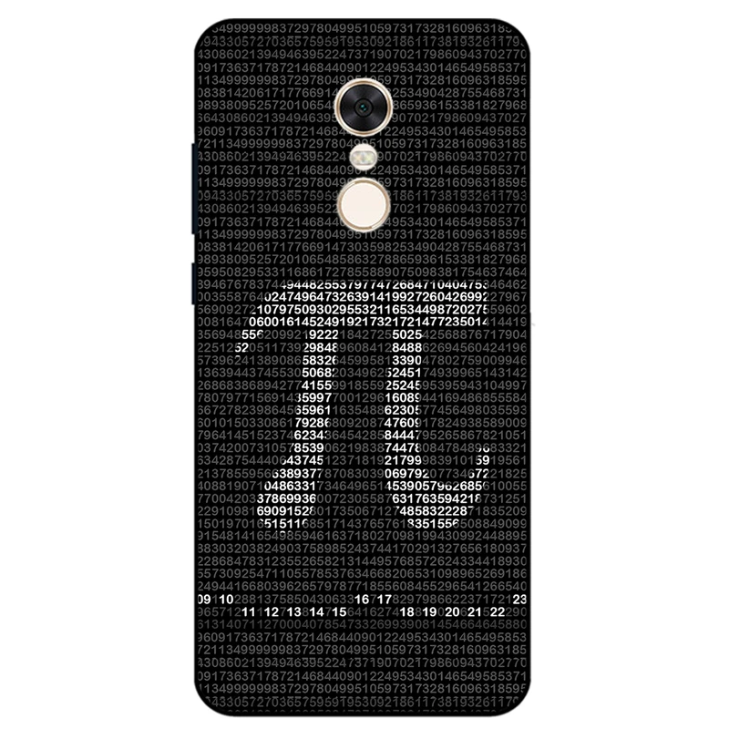 کاور مگافون طرح عدد پی مدل 7240 مناسب برای گوشی موبایل شیائومی Redmi 5 Plus